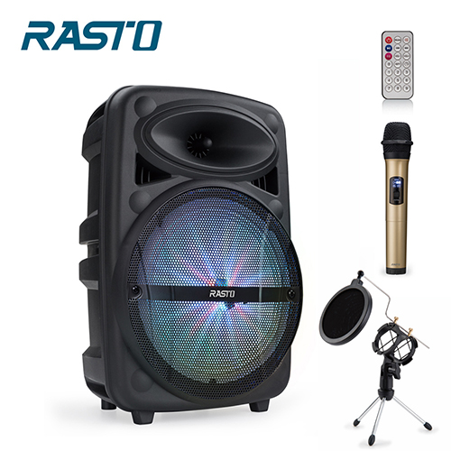 【文具通】RASTO RD7 魔音多功能藍牙音箱附無線麥克風