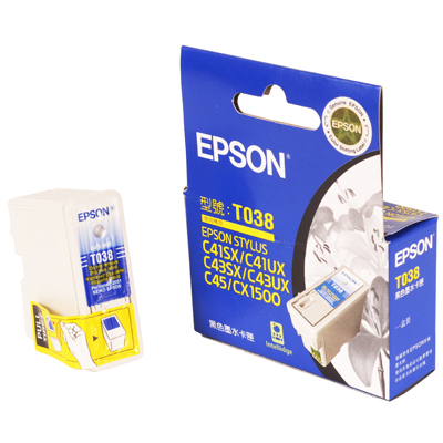 【文具通】EPSON T038150墨水匣.黑