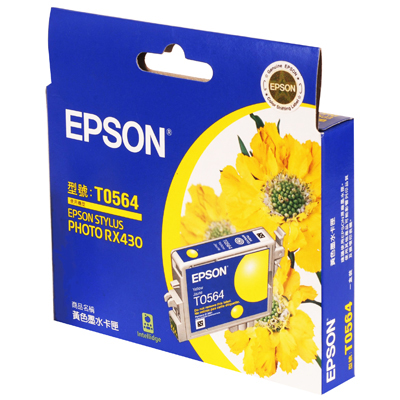 【文具通】EPSON T056450 墨水匣.黃