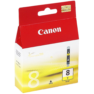 【文具通】CANON CLI-8Y 墨水匣.黃色