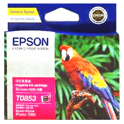 【文具通】EPSON 1390/T122300墨水匣.紅85N