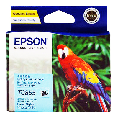【文具通】EPSON 1390/T122500墨水.淡藍85N